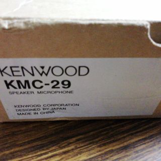 ケンウッド(KENWOOD)のKENWOOD ケンウッドKMC-29スピーカーマイクロフォン(アマチュア無線)