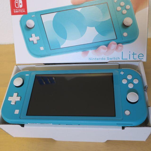 送料込 Nintendo Switch Lite ターコイズ USED 美品