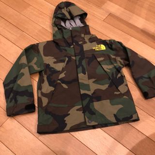 ザノースフェイス(THE NORTH FACE)のノースフェイス　100 迷彩柄ドットショットウインドブレーカー　キッズ(ジャケット/上着)