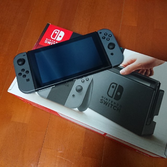 Nintendo Switch JOY-CON グレー 本体  HAC-S-KA