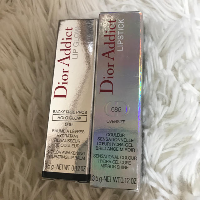 Christian Dior(クリスチャンディオール)のディオール 口紅　リップグロウ（セット売り） コスメ/美容のベースメイク/化粧品(口紅)の商品写真