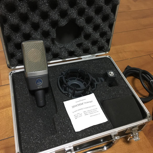 AKG C214 コンデンサーマイク　美品　おまけ付き