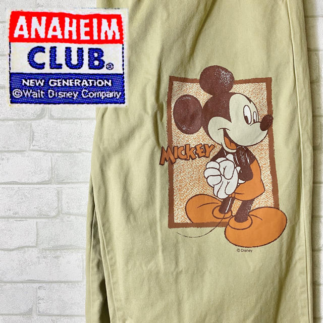 ミッキーマウス(ミッキーマウス)のANAHEIM CLUB MICKEY MOUSE イージーパンツ ワイド メンズのパンツ(ワークパンツ/カーゴパンツ)の商品写真