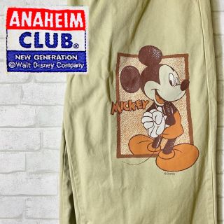 ミッキーマウス(ミッキーマウス)のANAHEIM CLUB MICKEY MOUSE イージーパンツ ワイド(ワークパンツ/カーゴパンツ)