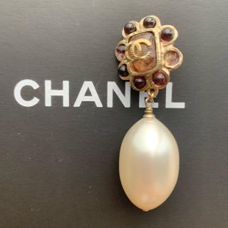 シャネル(CHANEL)の【正規品】シャネル CHANEL イヤリング  片耳 カメリア(イヤリング)