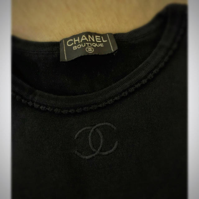 CHANEL 半袖カットソー(ブラック)