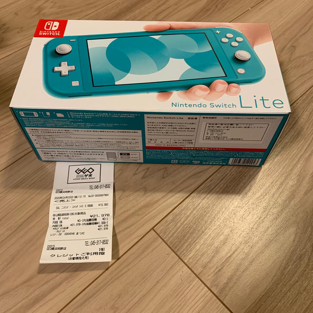 Nintendo Switch(ニンテンドースイッチ)のNintendo Switch  Lite ターコイズ　任天堂スイッチターコイズ エンタメ/ホビーのゲームソフト/ゲーム機本体(家庭用ゲーム機本体)の商品写真