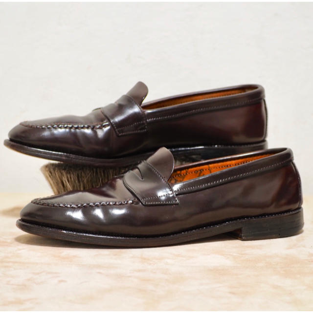 06603 Alden オールデン製 コードバン ペニーローファー-tops.edu.ng