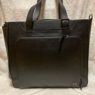 マザーハウス(MOTHERHOUSE)の【美品】マザーハウス／MOTHERHOUSE ブラックシリーズ トートバッグ(トートバッグ)