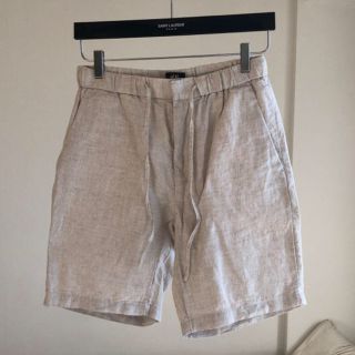 エイチアンドエム(H&M)の新品☆H&M☆【42】リネン ショーツ ショートパンツ(ショートパンツ)