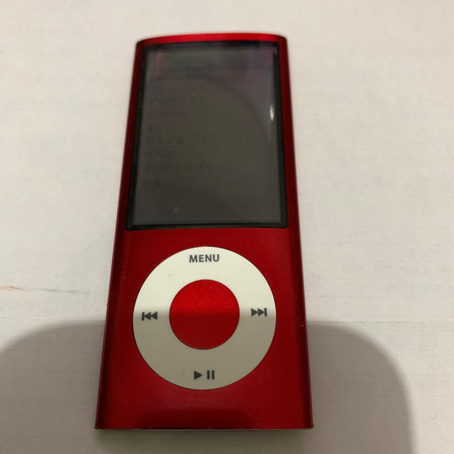 ipod nano5th redほぼ未使用、新品