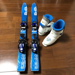 サロモン(SALOMON)のスキー板B×B100cm  ビンSALOMON  ブーツKAZAMA22.0cm(板)