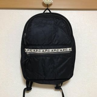 A.P.C. アーペーセー　Marc バックパック　ロゴ　リュック　ナイロン　黒