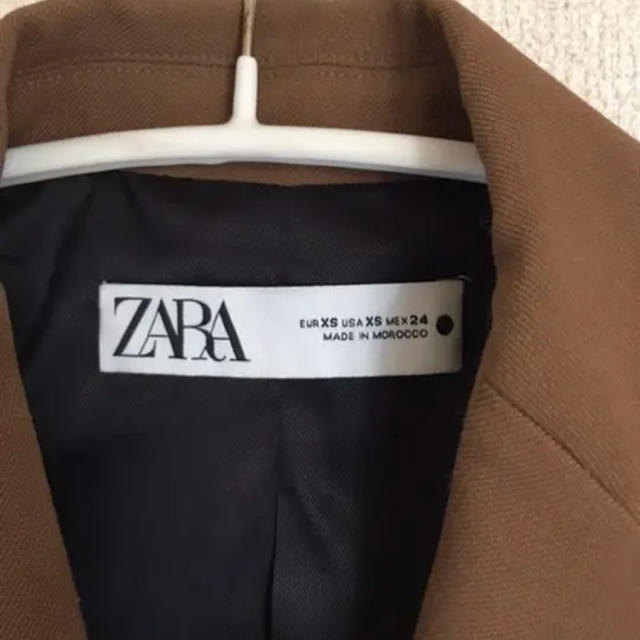 ZARA(ザラ)の【pome様専用】ZARA ダブルジャケット ブラウンベイクドカラー　 レディースのジャケット/アウター(テーラードジャケット)の商品写真