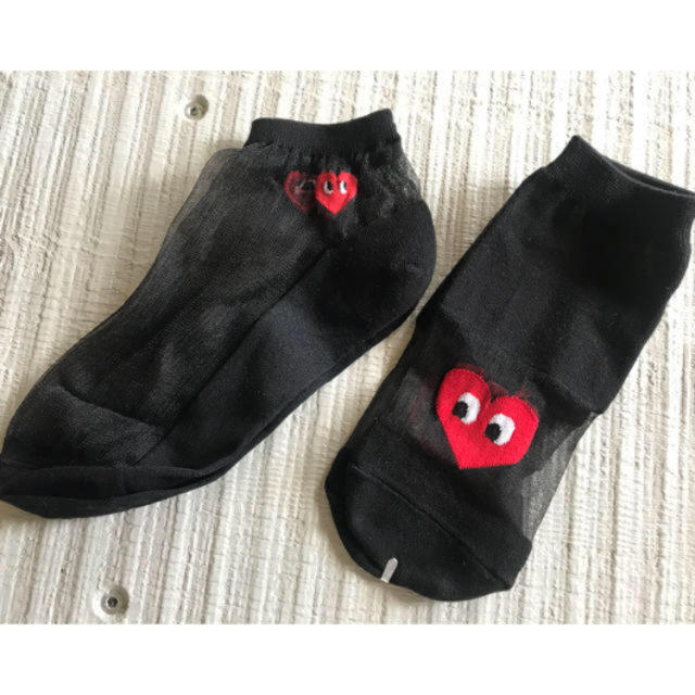 COMME des GARCONS(コムデギャルソン)の新品☆韓国靴下☆二足セット☆送料込み☆人気商品 レディースのレッグウェア(ソックス)の商品写真