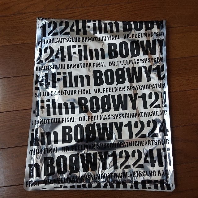 【代引可】 【新品 未使用】BOOWY 1224 film Tシャツ ポップス+ロック(邦楽)