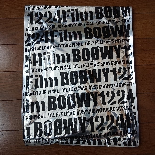 【新品 未使用】BOOWY 1224 film Tシャツエンタメ/ホビー