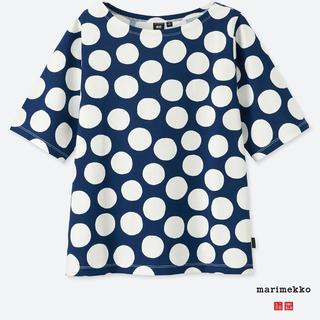 マリメッコ(marimekko)の新品★ユニクロ×MarimekkoＴシャツＭPolle NAVY(Tシャツ(半袖/袖なし))