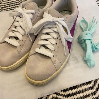 プーマ(PUMA)の★専用★【PUMA】スニーカー　グレー　スウェード(スニーカー)