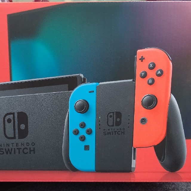 最新な Nintendo 任天堂スイッチ　ネオンブルー　ニンテンドウ　店舗印 Switch Nintedo - Switch 家庭用ゲーム機本体