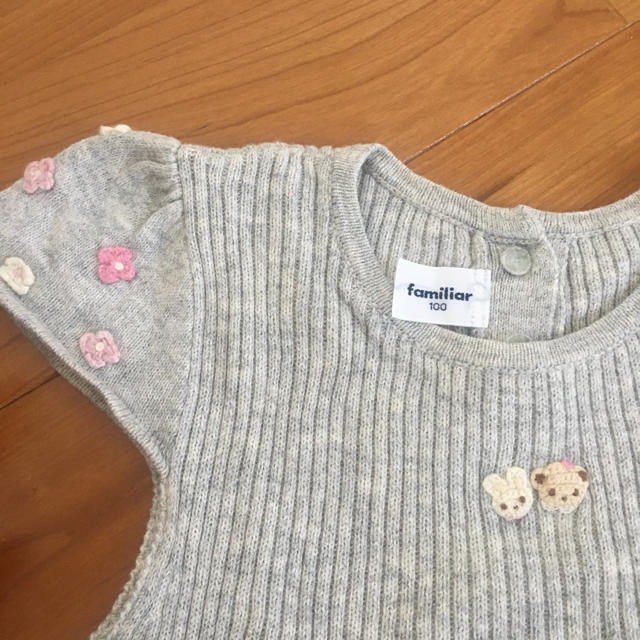 familiar(ファミリア)のファミリア　チュニック キッズ/ベビー/マタニティのキッズ服女の子用(90cm~)(ニット)の商品写真