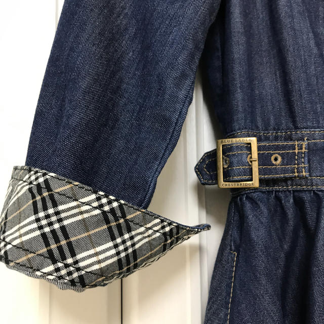 BURBERRY BLUE LABEL(バーバリーブルーレーベル)のブルーレーベルクレストブリッジ　デニムワンピース♡ レディースのワンピース(ひざ丈ワンピース)の商品写真