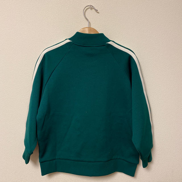 adidas(アディダス)のadidas ジャージ　110 グリーン キッズ/ベビー/マタニティのキッズ服男の子用(90cm~)(ジャケット/上着)の商品写真