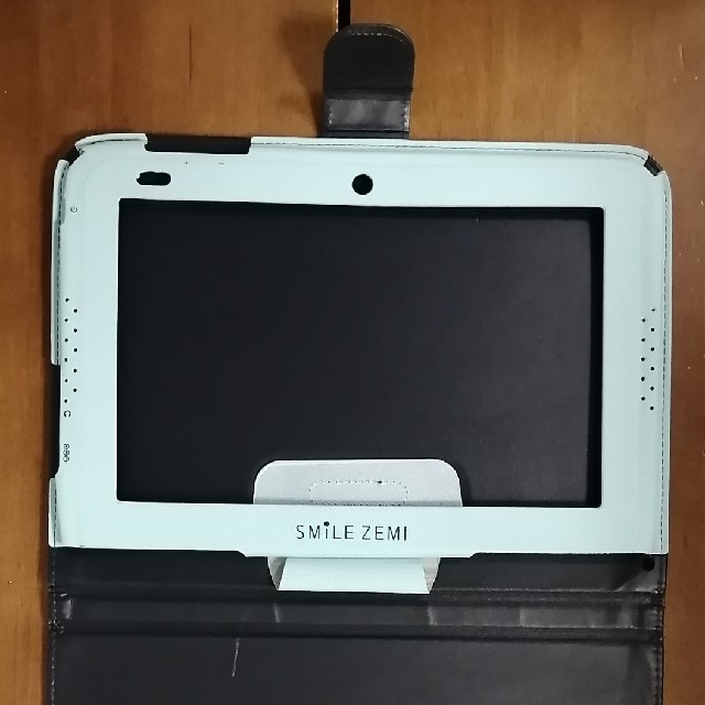 スマイルゼミ　タブレットカバー　ブルー スマホ/家電/カメラのスマホアクセサリー(モバイルケース/カバー)の商品写真