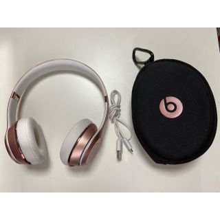 ビーツバイドクタードレ(Beats by Dr Dre)の専用　beats solo3 wireless ローズゴールド　ヘッドフォン(ヘッドフォン/イヤフォン)