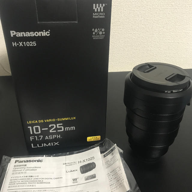 送料0円】 Leica Panasonic - Panasonic 10-25㎜ 極美品 F1.7 レンズ