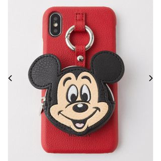 マウジー(moussy)のMICKEYポーチ モバイルケース(iPhoneケース)