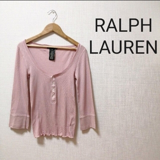 ラルフローレン(Ralph Lauren)のラルフローレン　RALPH LAURENトップス　M くすみピンク(Tシャツ(長袖/七分))