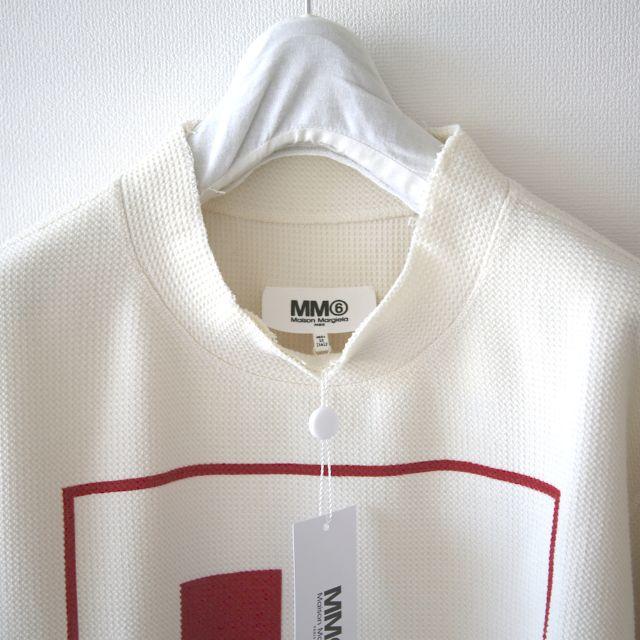 Maison Martin Margiela(マルタンマルジェラ)のMM6 '6'ロゴ プリント Tシャツ カットソー オーバーサイズ チュニック レディースのトップス(Tシャツ(半袖/袖なし))の商品写真