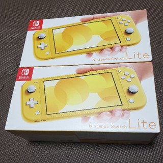 Nintendo　Switch　Lite　イエロー　２台　新品(家庭用ゲーム機本体)