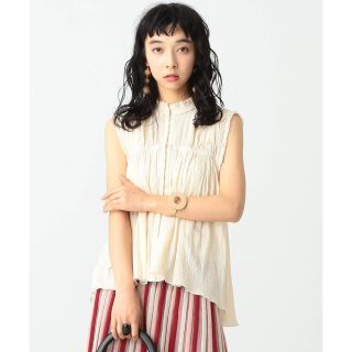 ビューティアンドユースユナイテッドアローズ(BEAUTY&YOUTH UNITED ARROWS)のGINZA掲載🌼RBS 楊柳ノースリーブ(カットソー(半袖/袖なし))