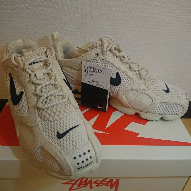 STUSSY(ステューシー)のSTUSSY × NIKE AIR ZOOM SPIRIDON メンズの靴/シューズ(スニーカー)の商品写真