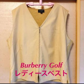 バーバリー(BURBERRY)の☆美品☆バーバリーBURBERRY ゴルフ用レディースベストLサイズ(ウエア)