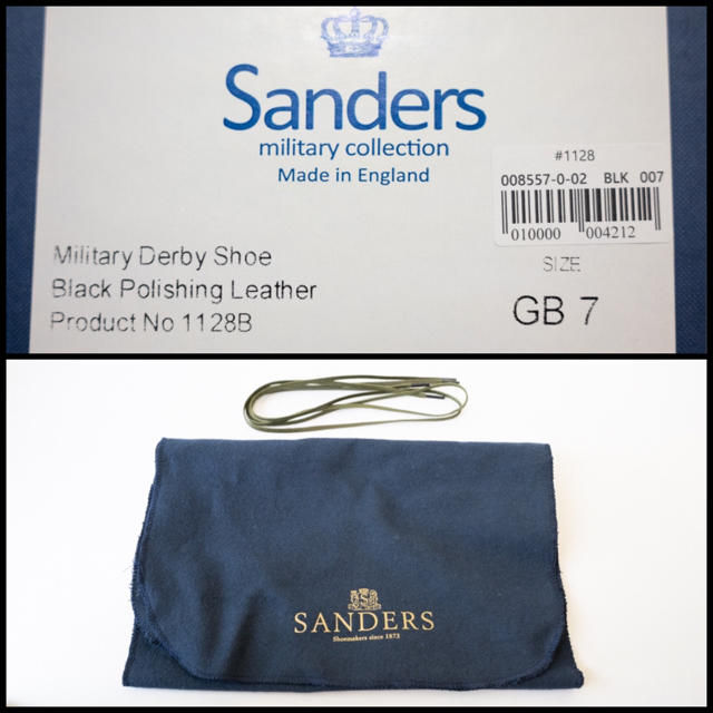 SANDERS(サンダース)のSANDERS military derby shoe 1128B メンズの靴/シューズ(ドレス/ビジネス)の商品写真