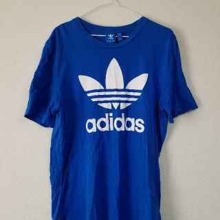 アディダス(adidas)のadidas originals Tシャツ ブルー 青 Oサイズ アディダス(Tシャツ/カットソー(半袖/袖なし))