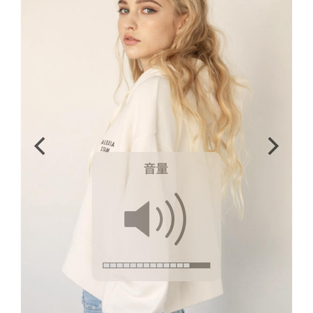 ALEXIA STAM(アリシアスタン)のCropped Tuck Sleeve Hoodie  レディースのトップス(パーカー)の商品写真