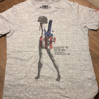ティーエムティー(TMT)のTMT Tシャツ グレー Lサイズ(Tシャツ/カットソー(半袖/袖なし))