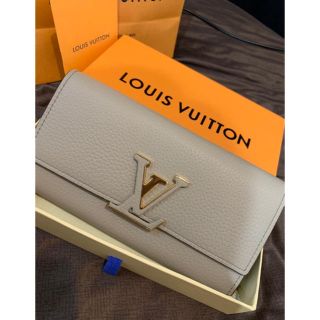 ルイヴィトン(LOUIS VUITTON)のルイヴィトン カプシーヌ 長財布(財布)