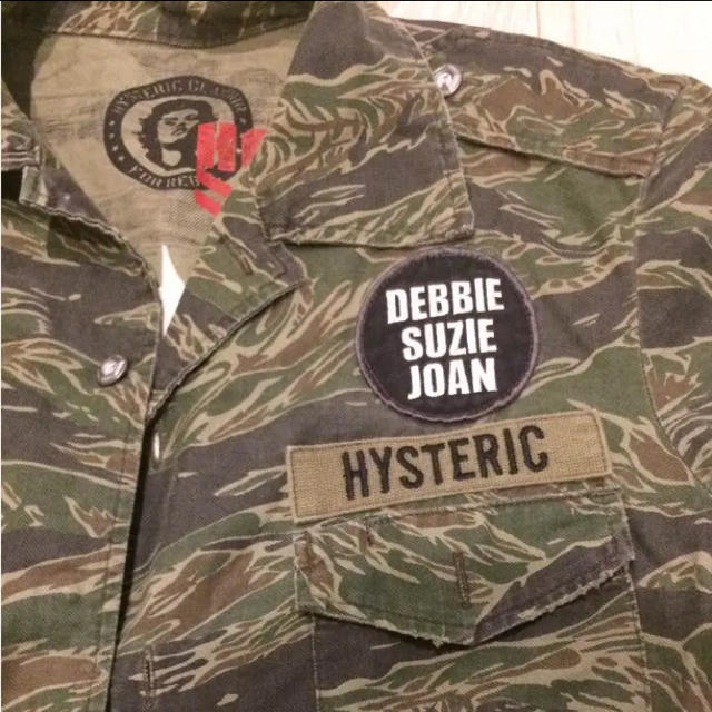 HYSTERIC GLAMOUR(ヒステリックグラマー)のNEO様専用！！ヒステリックグラマー　ミリタリーシャツ レディースのトップス(シャツ/ブラウス(半袖/袖なし))の商品写真