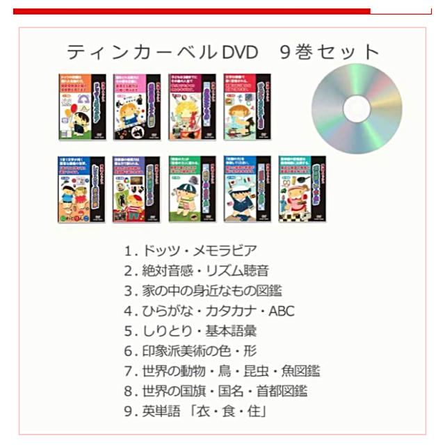 お値下げ DVDフラッシュカード９巻 英才能教育 右脳・潜在能力 １歳から-