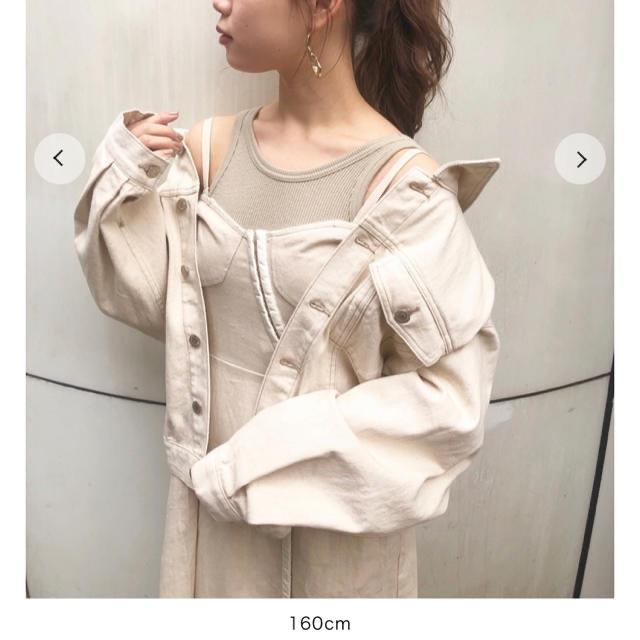 SNIDEL♡タグ付き新品♡バックボタンGジャン ホワイト 正規品 - G ...