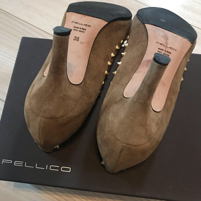 PELLICO スタッズパンプス 36の通販 by ぴい's shop｜ペリーコならラクマ - ペリーコ アンドレア 新品得価