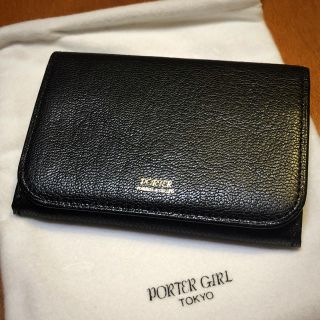 ポーター(PORTER)のPORTER GIRL GEM CARD CASE ブラック(名刺入れ/定期入れ)