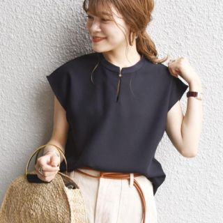 シップスフォーウィメン(SHIPS for women)のSHIPS for women バックサテンブラウス(シャツ/ブラウス(半袖/袖なし))