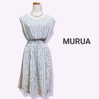 ムルーア(MURUA)のMURUA  ムルーア ストライプ柄 ワンピース(ひざ丈ワンピース)