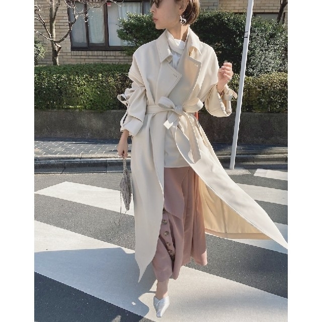 新品タグ付き アメリヴィンテージ SOUFFLE OVER COAT - ロングコート